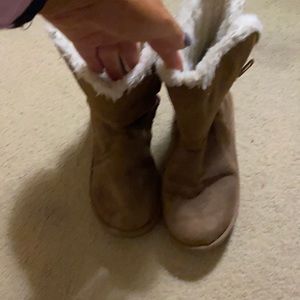 Sonoma fur boots so warm and comfy